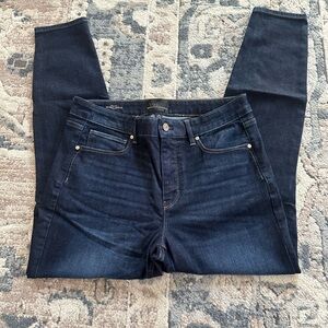 White House Black Market Deep Indigo Skinny Jeans size 8